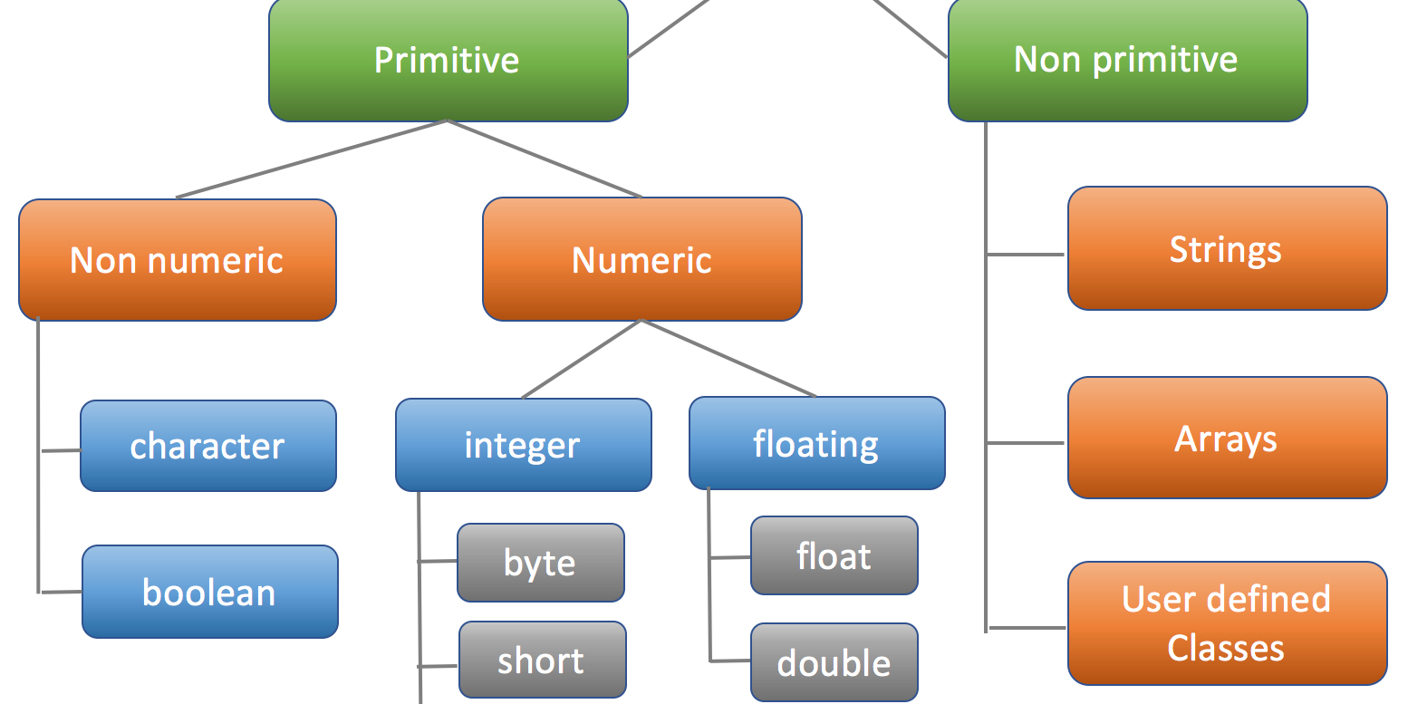 Java DataTypes Primitive Non Primitive Qavalidation